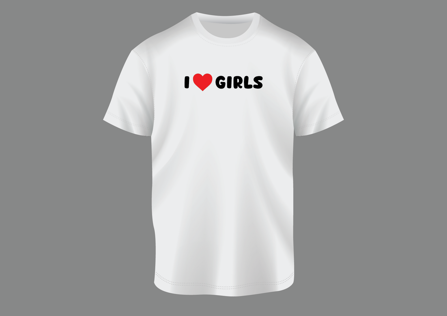 I love girls, Men's T-shirt