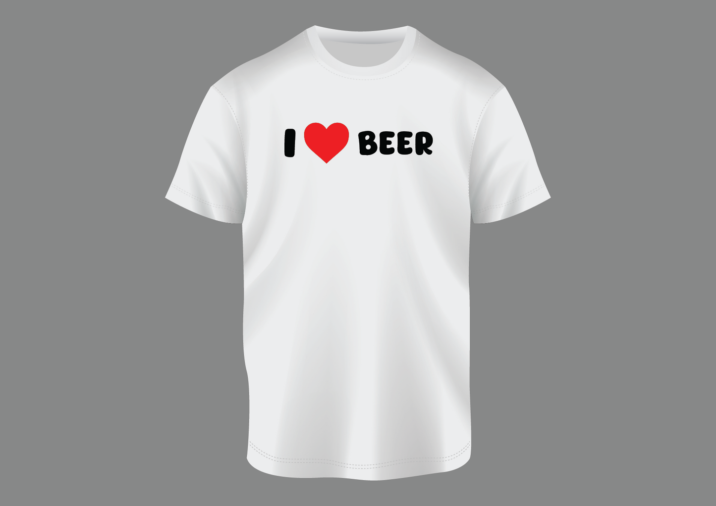 I love beer, women's shirt