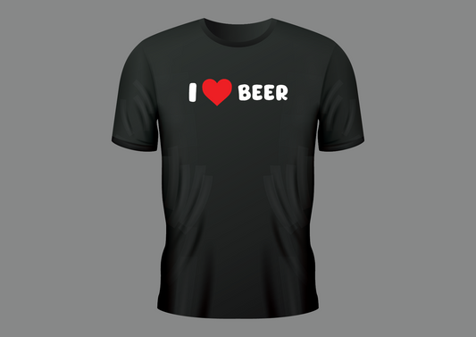 I love beer, women's shirt