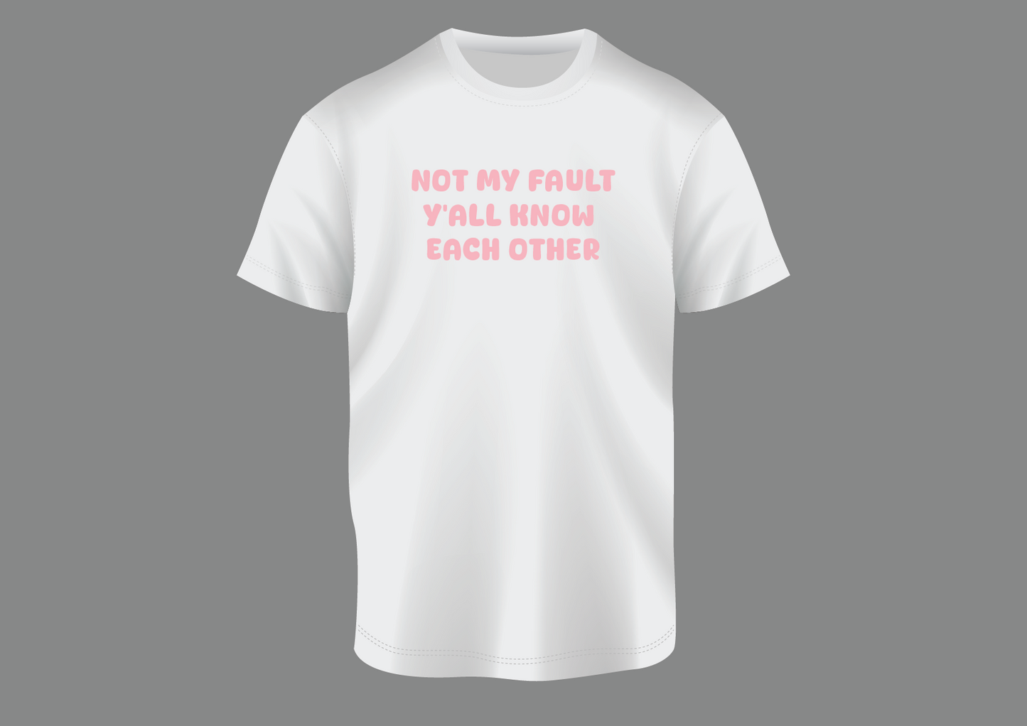 Not my fault, women's shirt